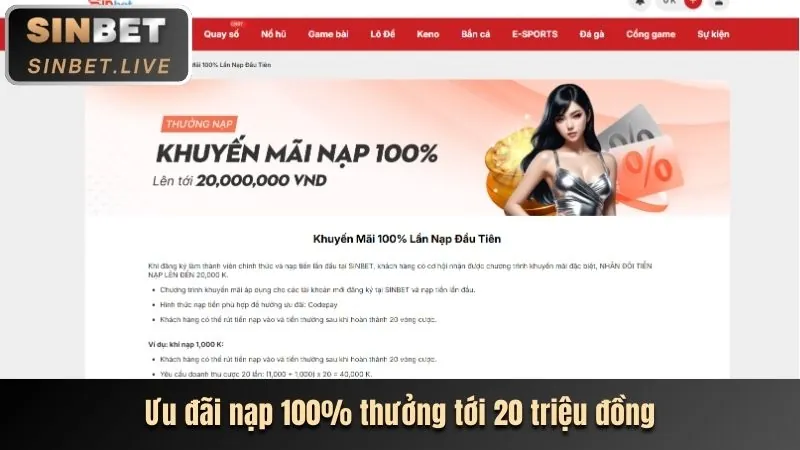 Hoàn trả casino M88